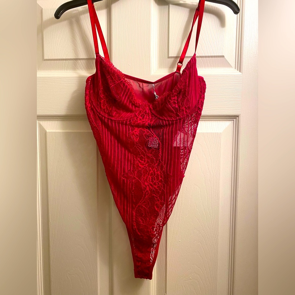 Charlotte Russe Red Cami Body Suit ❤️✨